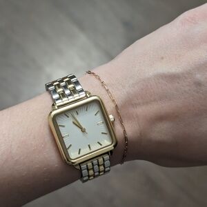 Mixed Metal Woman's Watch